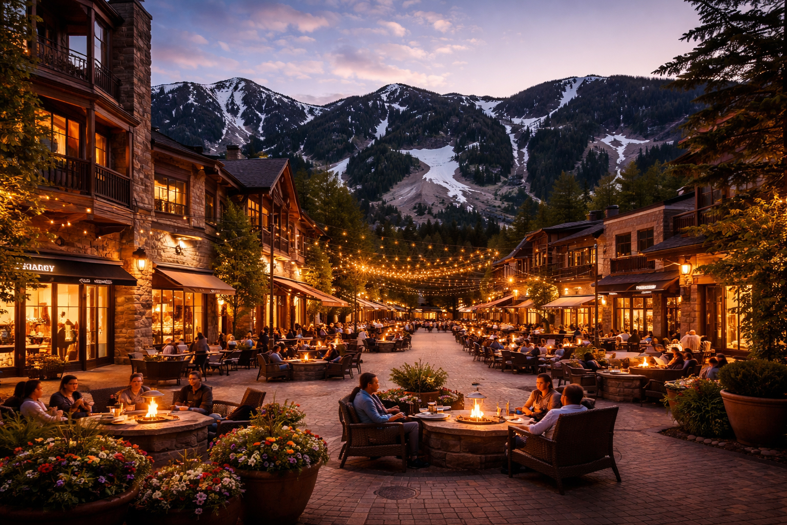 Aspen mountain village chic